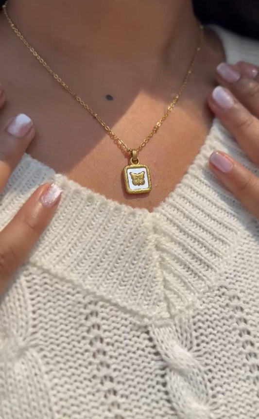 Papillon Charm Necklace